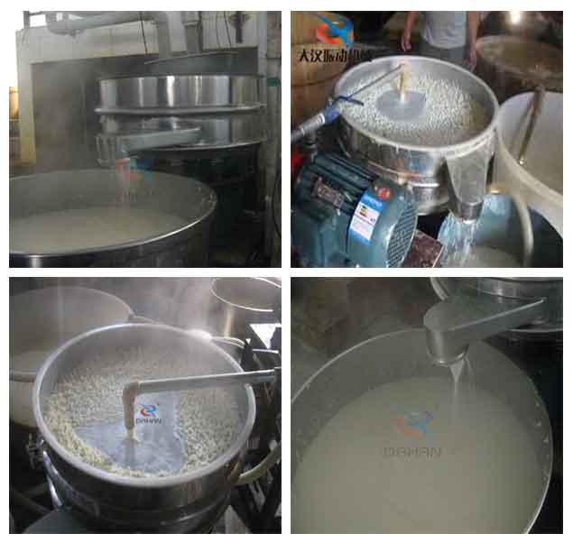 豆漿過濾振動篩分機